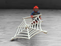 Spiderman with web